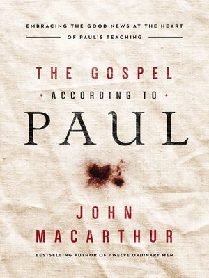 cover image of The Gospel According to Paul